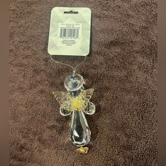 CRYSTAL ANGEL CHARM - THANK YOU CHARM - Picture 4 of 5